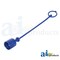 A & I Products Dust Cap, 1/2", Blue  8" x4" x4" A-C211020 - alternate 2